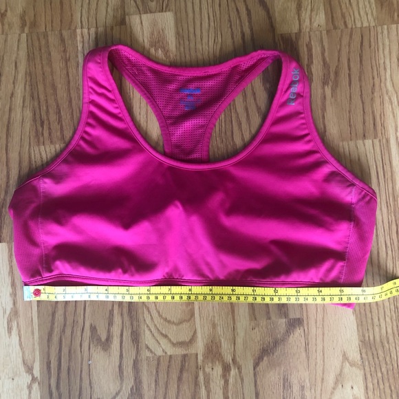Reebok Pink Racer Back Sports Bra - Picture 7 of 8